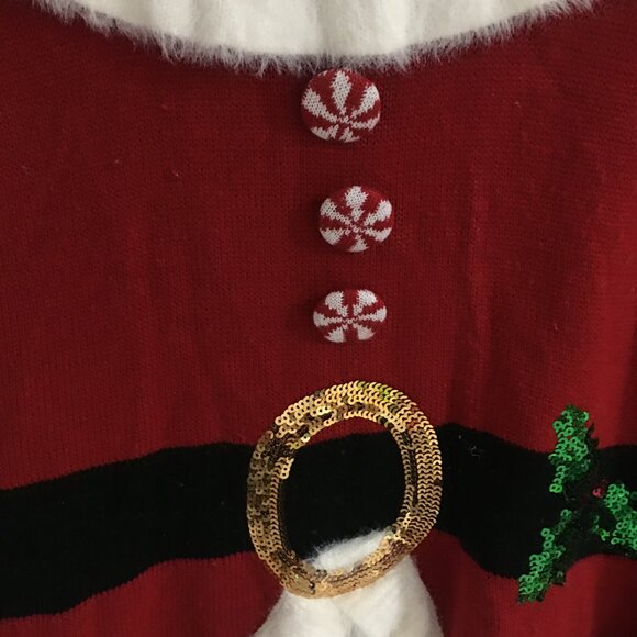 Cute Holiday Christmas Mrs. Clause Sweater Dress! - Picture 3 of 7